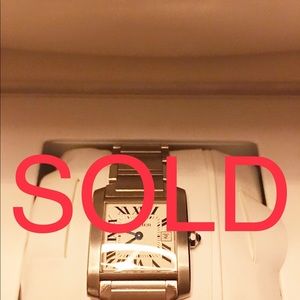 Cartier Steel Tank Francaise Watch Medium Model